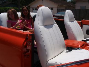 White Bronco Seats