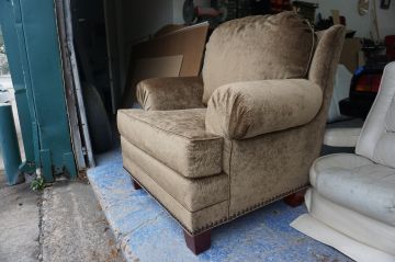 Chenille Chair/Ottoman_2