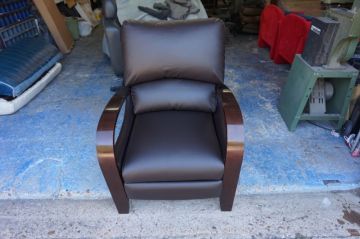 Espresso Leather Recliner_1