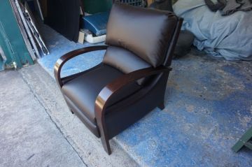 Espresso Leather Recliner_3